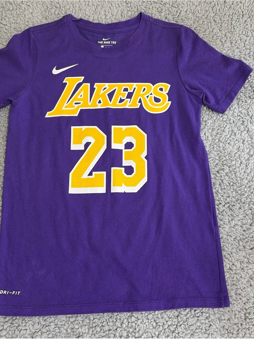 Nike Purple Los Angeles Lakers #23 Kids Tee